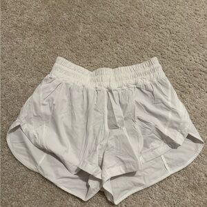 lululemon athletica White Athletic Shorts